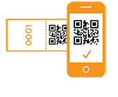 Scan ticket bar codes using your mobile device